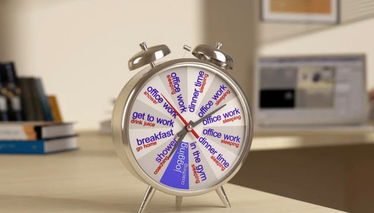 An alarm clock but all the times are replaced with chores