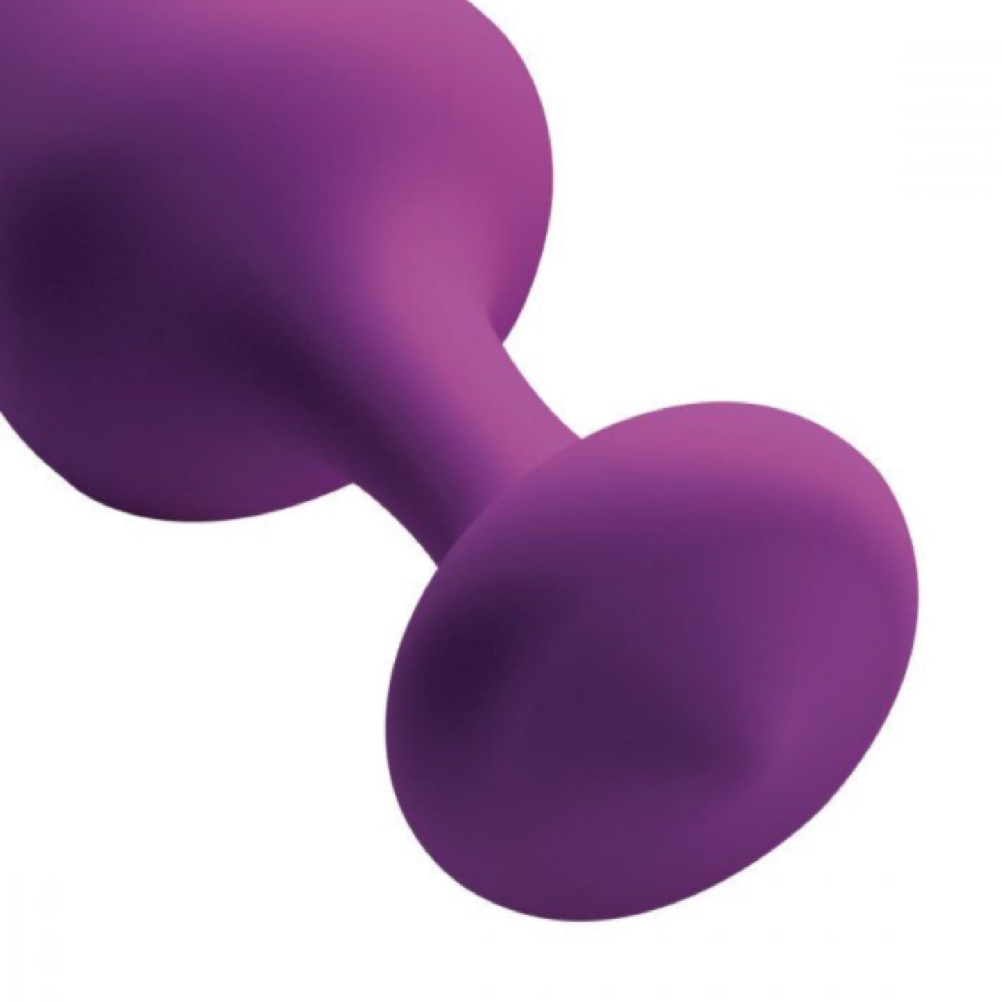 Purple Pleasures 3 Piece Silky Silicone Anal Plugs