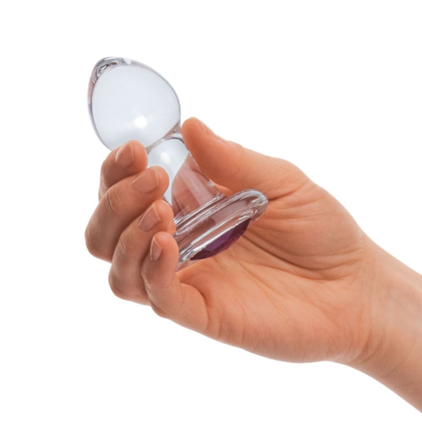 Bling Bling Glass Butt Plug