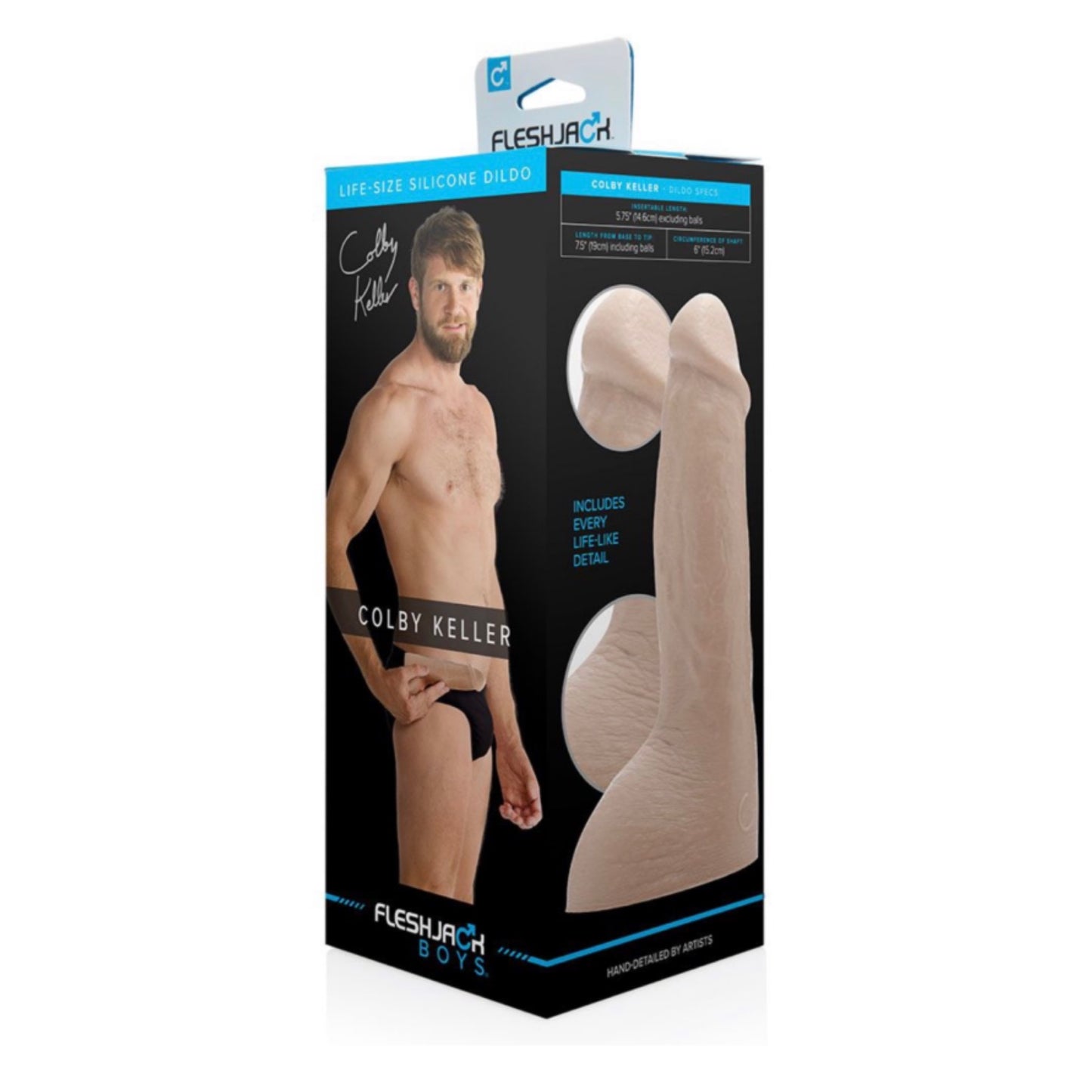 Flesh Jackboys Dildo - Colby Keller