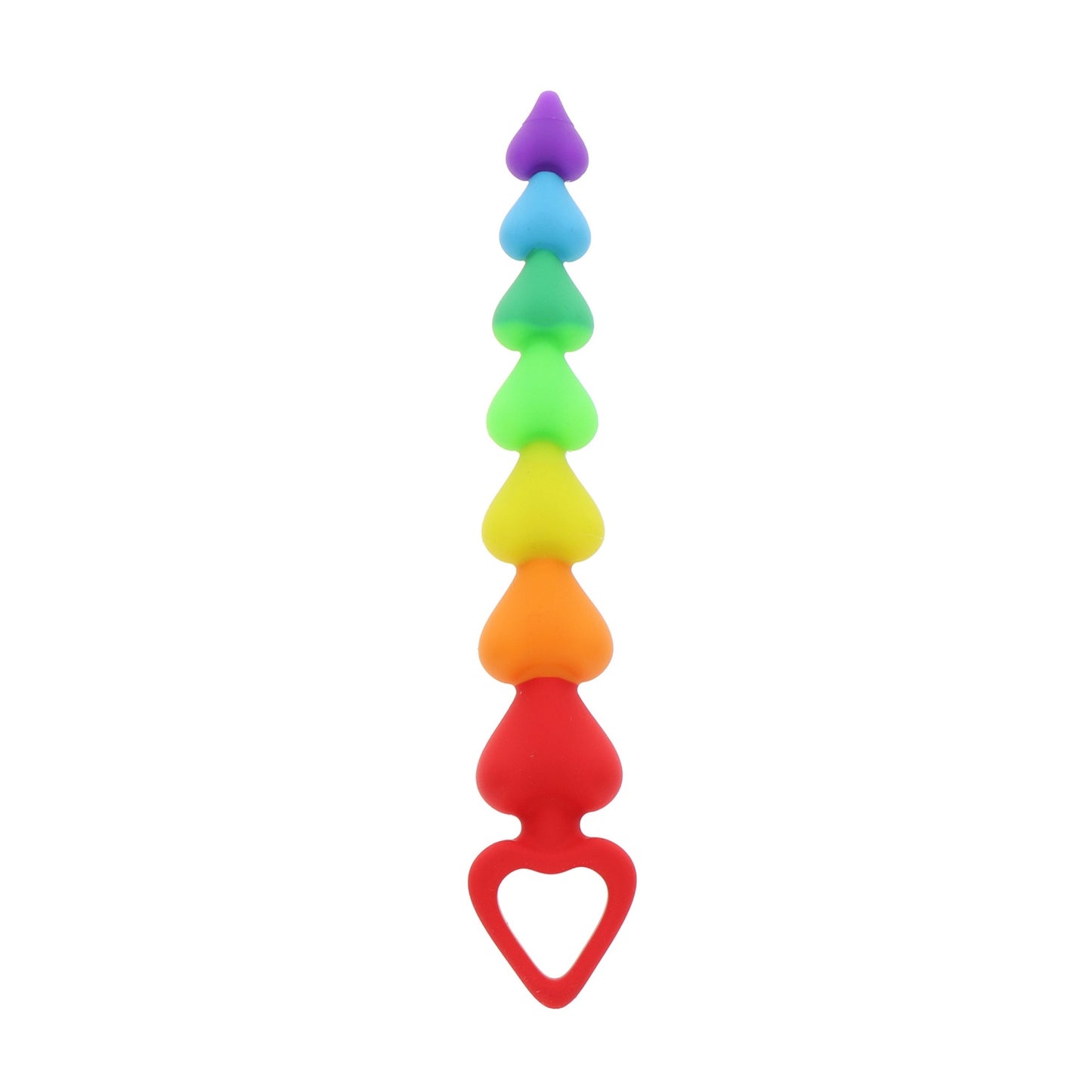 Rainbow Heart Beads