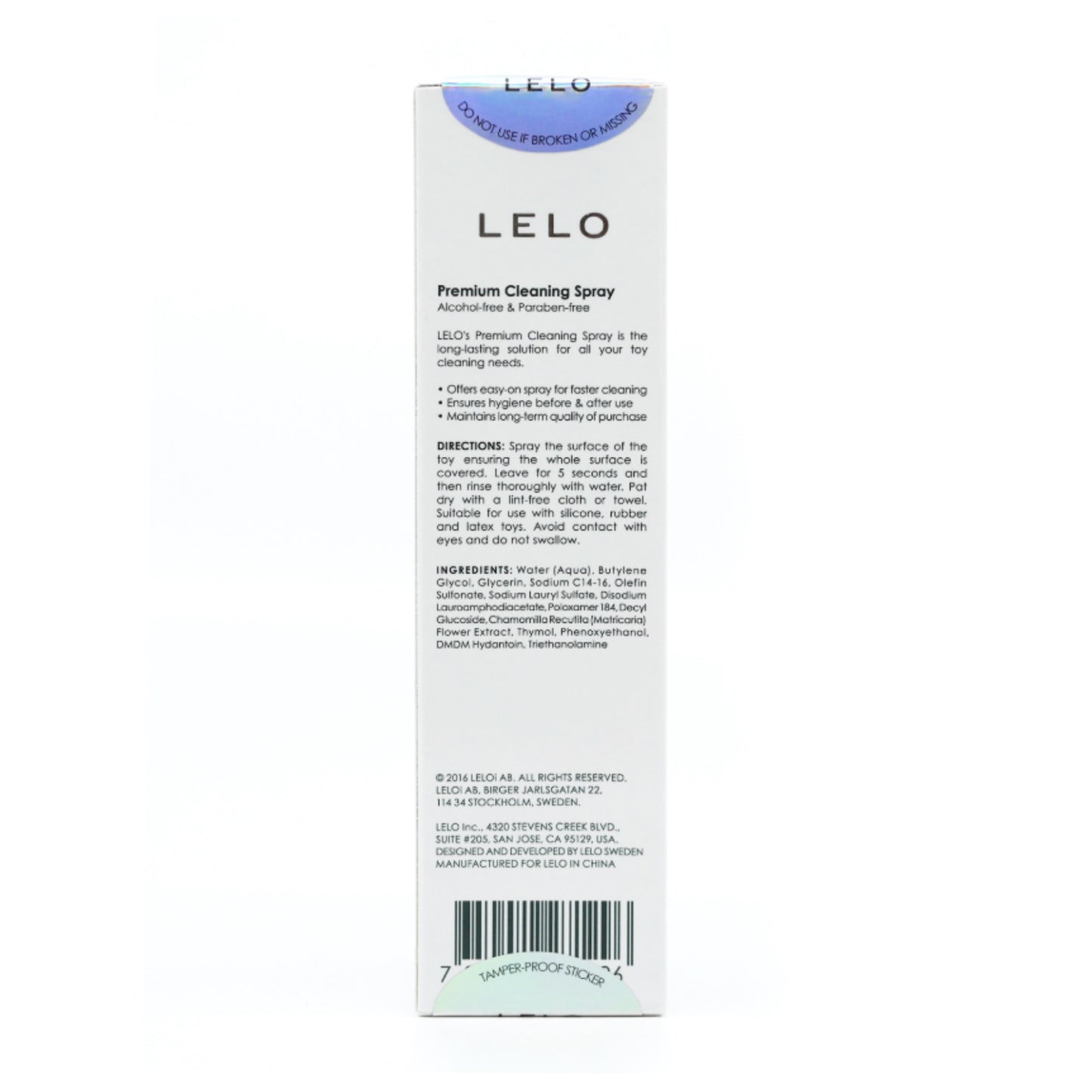 Lelo Toy Cleaner