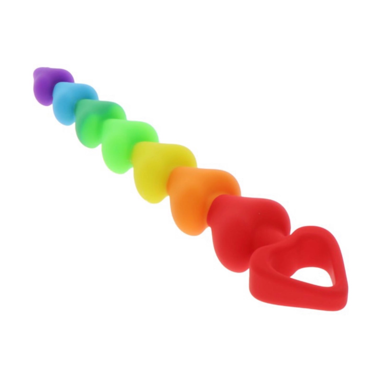 Rainbow Heart Beads