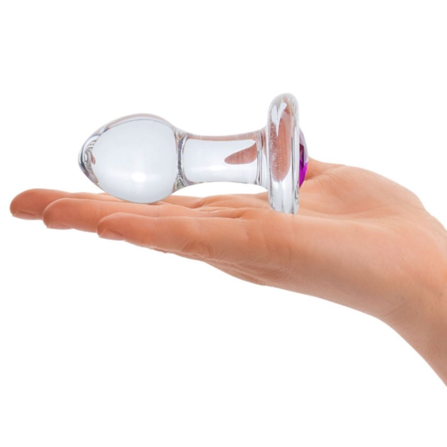 Bling Bling Glass Butt Plug