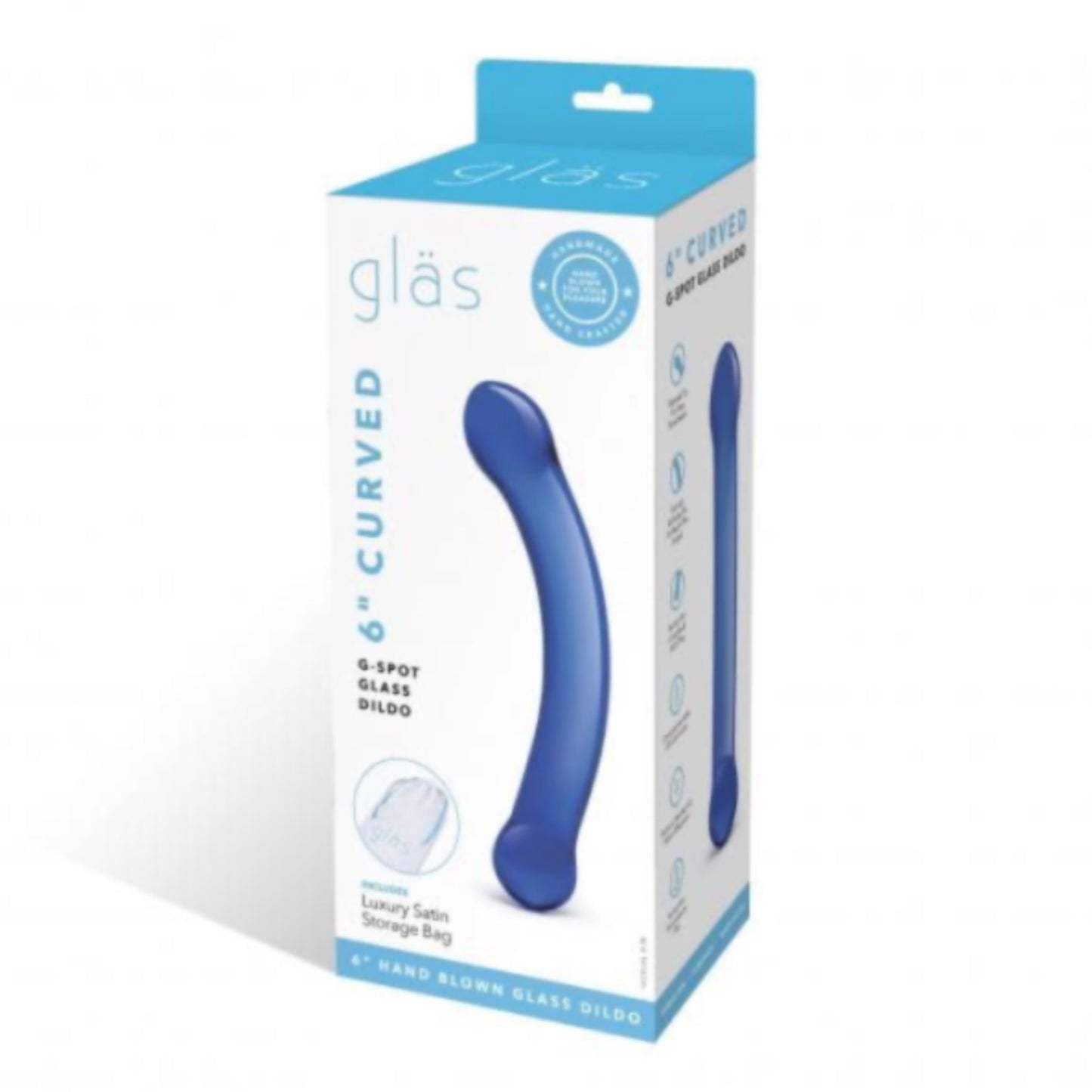 Glas Curved G-Spot Glass Dildo